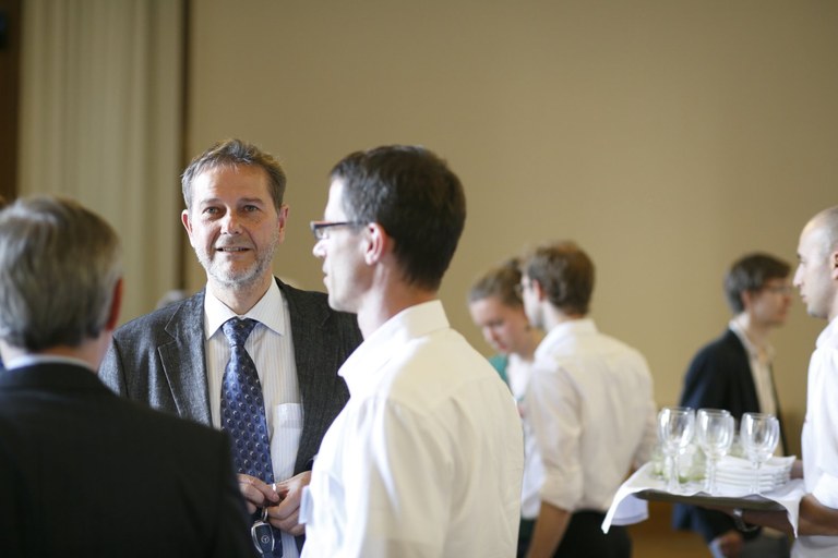 HU-Präsident Prof. Dr. Olbertz im Gespräch