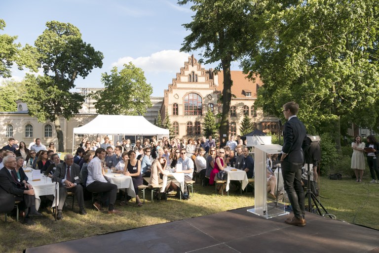 Thomas Forstner, Deutschlandstipendiat-Alumnus der Artop GmbH und Redner auf der Stipendiatenfeier