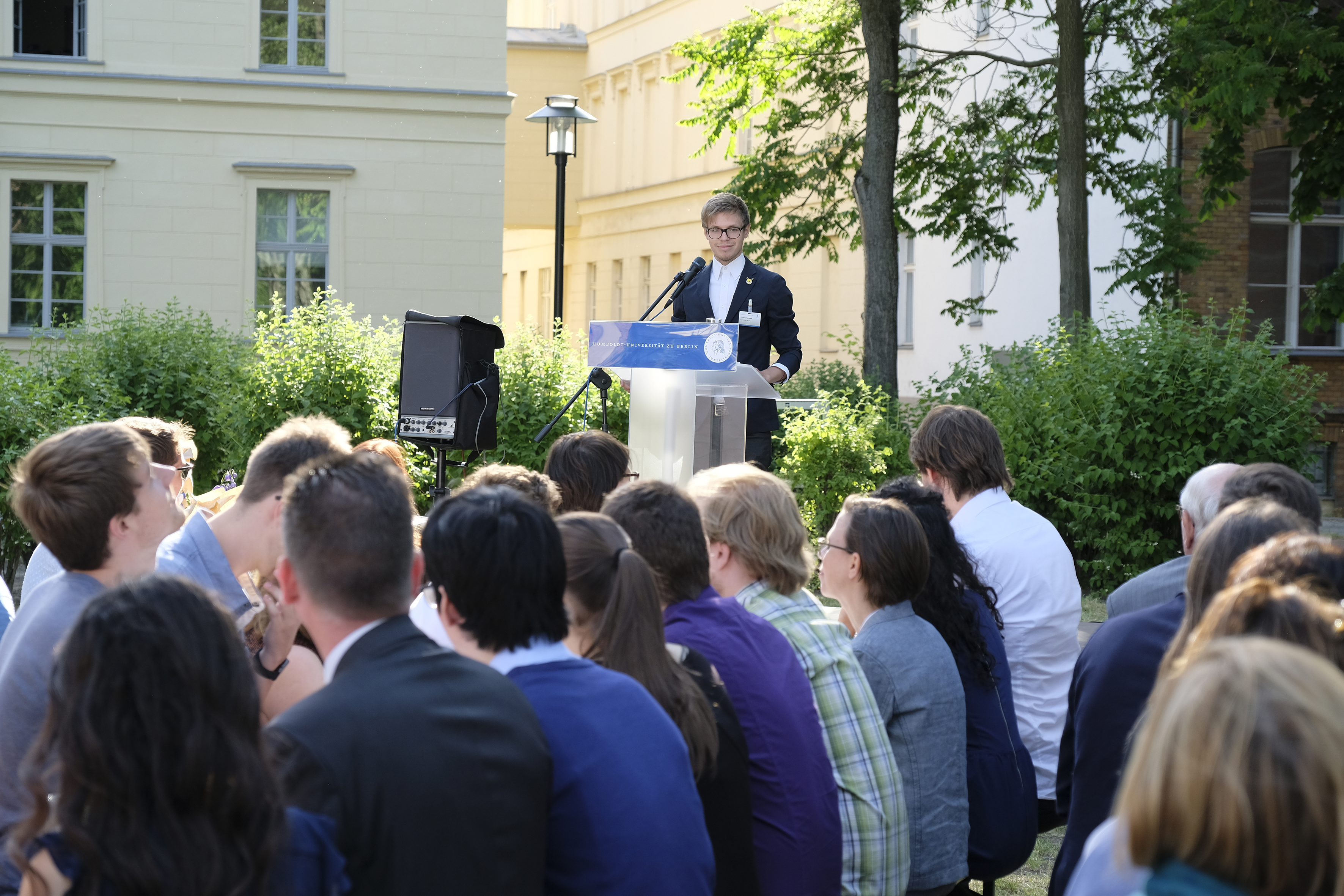 Thomas Forstner, Deutschlandstipendiat-Alumnus der Artop GmbH und Redner auf der Stipendiatenfeier