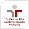 Familiengerechte Hochschule Zertifikat seit 2009