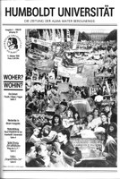 Zeitung der Humboldt-Universtität: Woher? Wohin?