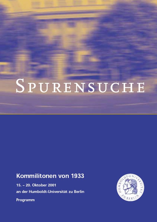 Spurensuche
