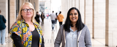 Prof. Dr. Regina Römhild und Prof. Dr. Silvy Chakkalakal