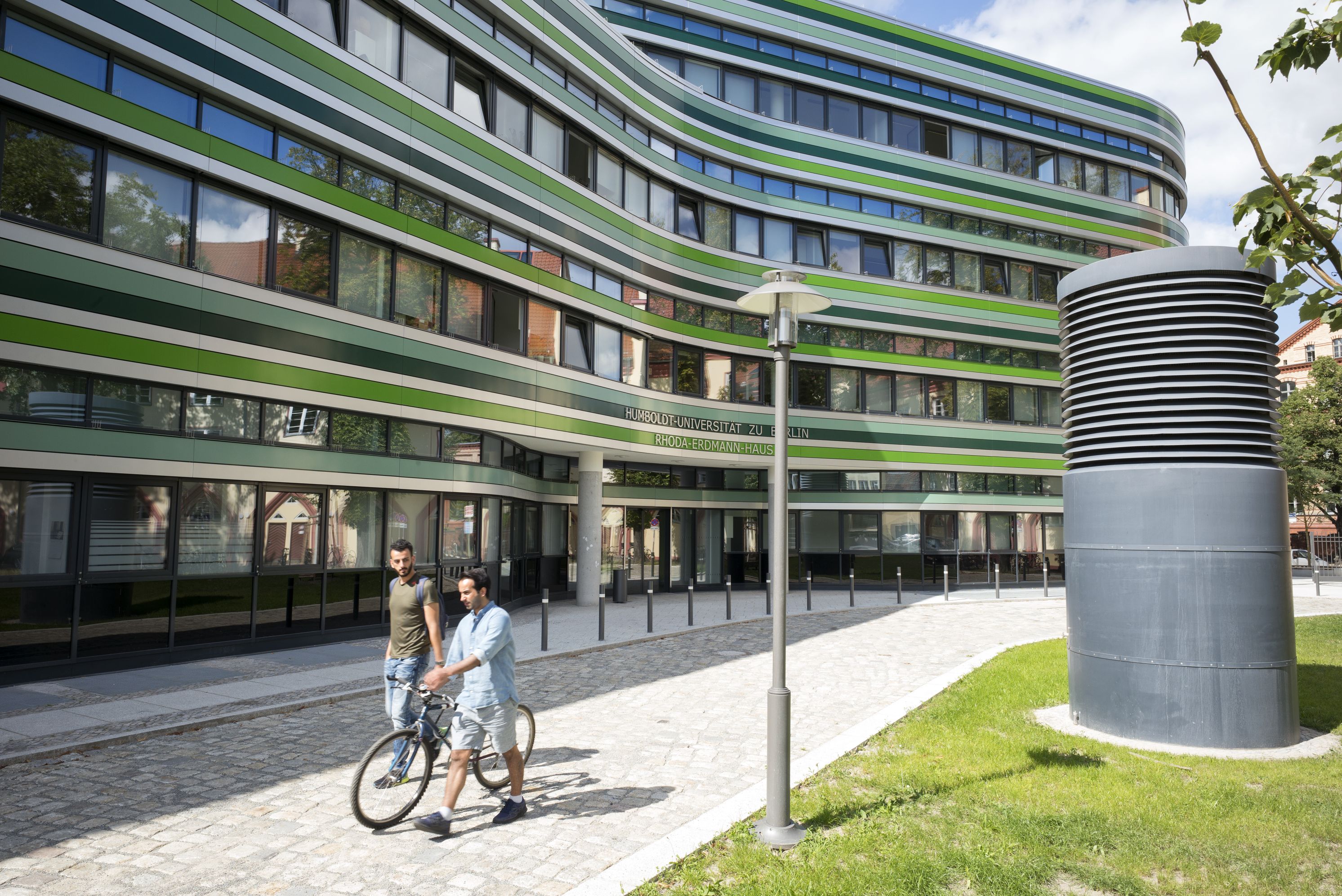 Das Rhoda-Erdmann-Haus auf dem Campus Nord