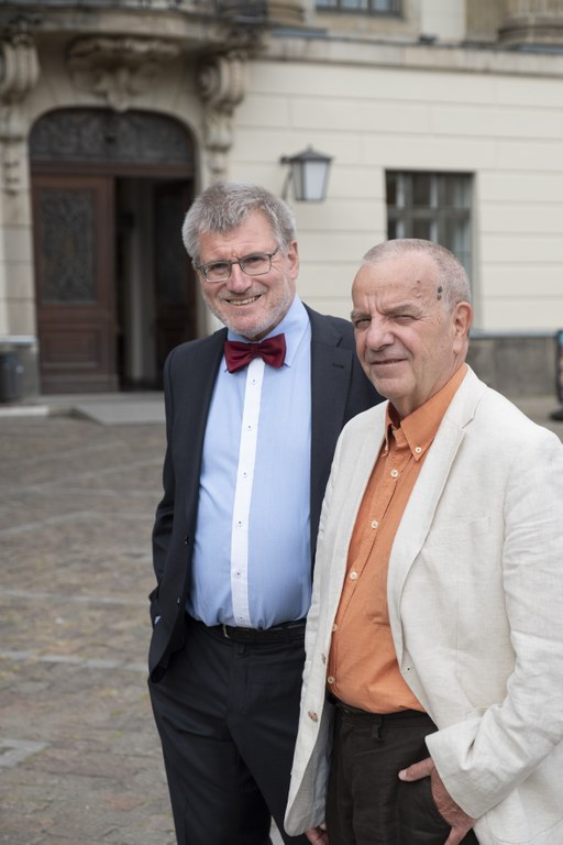 Prof. Dr. Johannes Helmrath und Prof. Dr. Michael Borgolte 