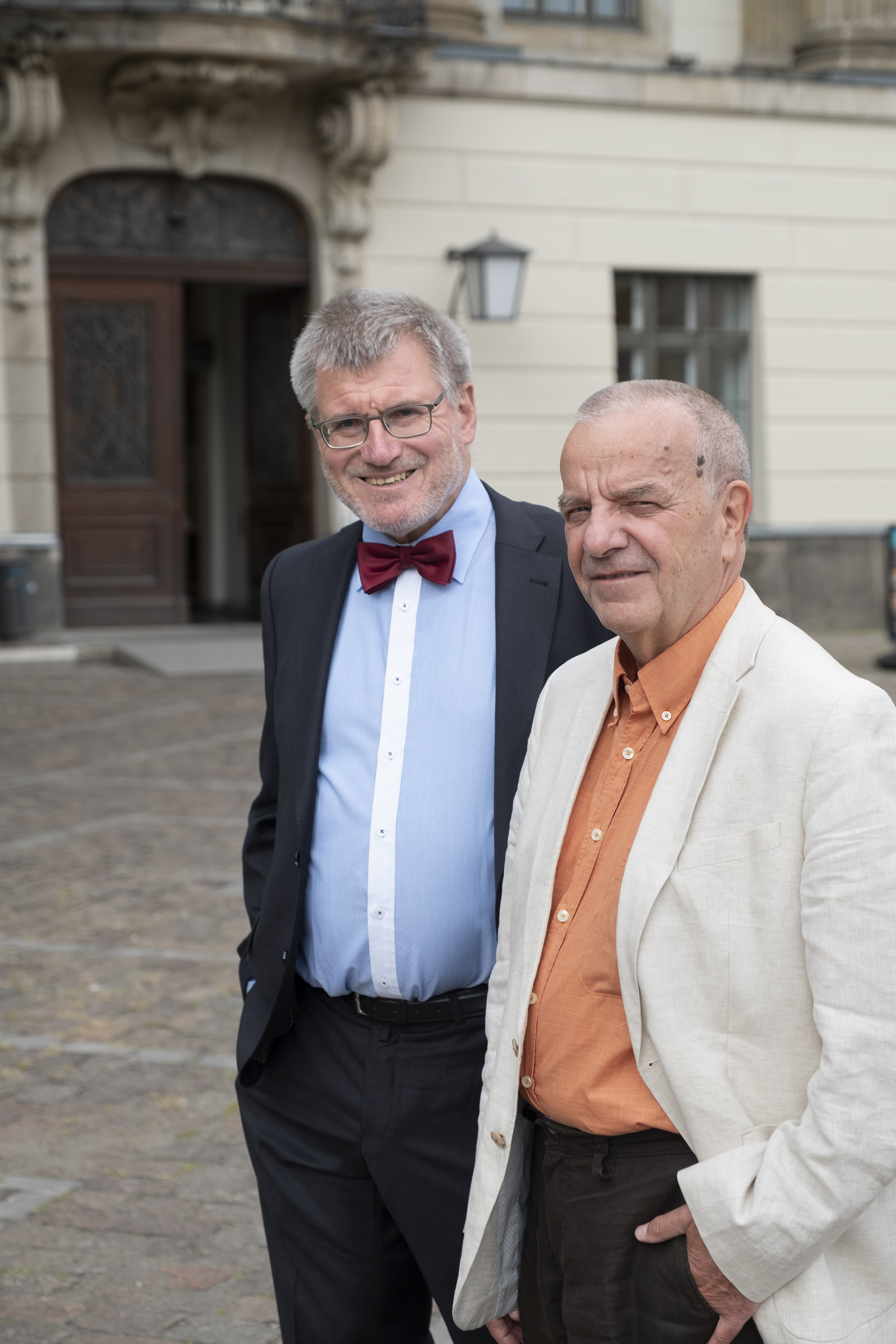 Prof. Dr. Johannes Helmrath und Prof. Dr. Michael Borgolte 