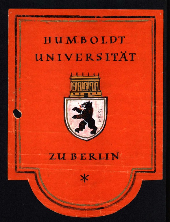 Variation zu dem Entwurf einer Uni-Fahne [um 1950]