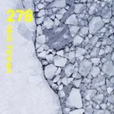 Abgebrochene Eisschollen, dazu der Text 238 Milliarden Tonnen