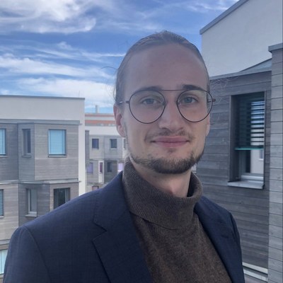 Student und Humboldt-Stipendiat Arsen Hniatuk