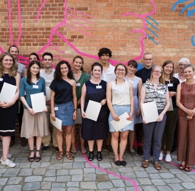 Gruppenfoto von Stipendiat:innen der Themenklasse Nachhaltigkeit und Globale Gerechtigkeit