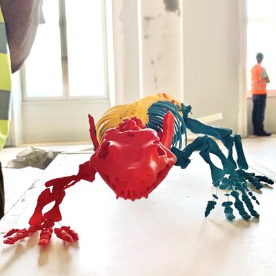 Model des Urreptils Orobates Pabsti