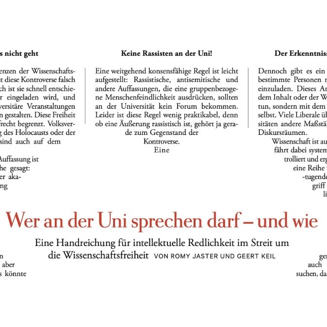 Zeit Artikel Jaster Keil