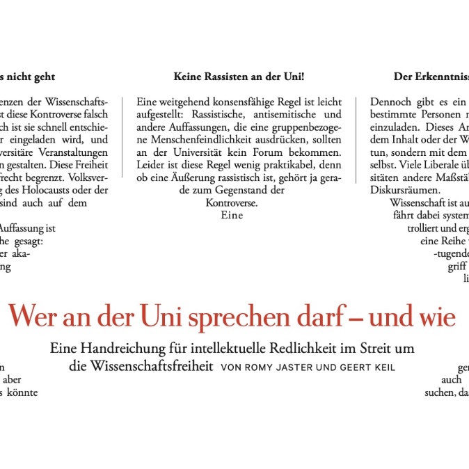 Zeit Artikel Jaster Keil