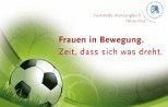 Postkarte: Frauen am Ball #