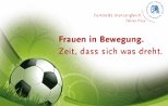 Postkarte: Frauen am Ball