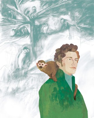 Humboldt mit Affe