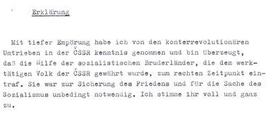 Erklärung der Garderobenfrau
