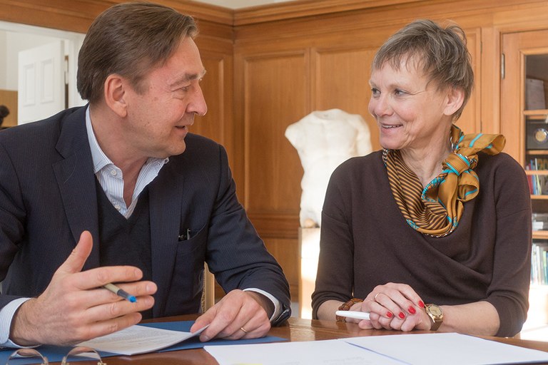 Sabine Kunst und Erck Rickmers 
