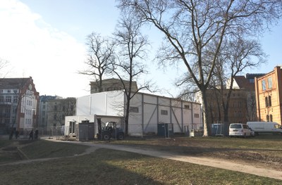 Temporärer Hörsaal