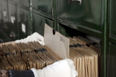 Sammlung von Schellackplatten 