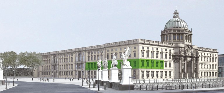 Abbildung des zukünftigen Humboldt-Forums