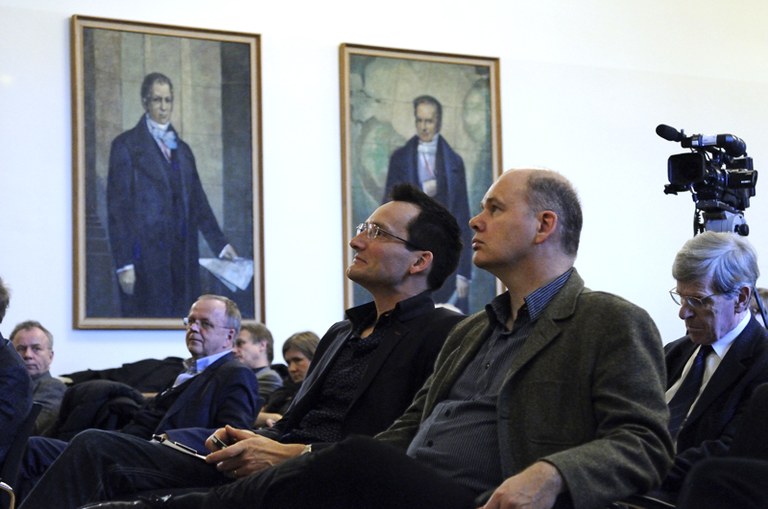 Podiumsdiskussion Dauerhaft Dynamisch?!: Stefan Hecht und Christian Rosenmund