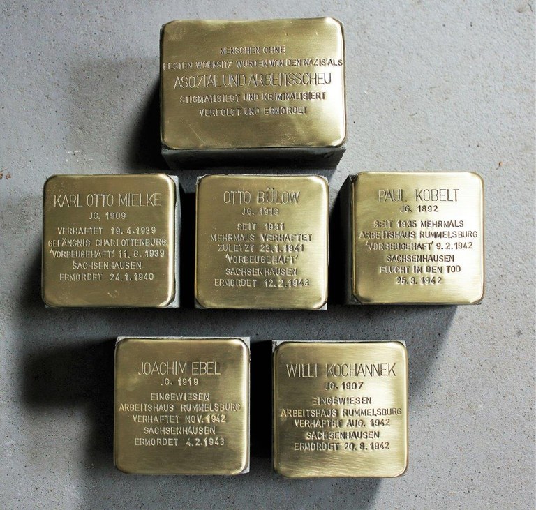 Stolpersteine Asozial