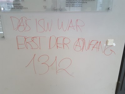 Sachbeschädigung im ISW