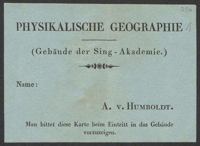 Eintrittskarte