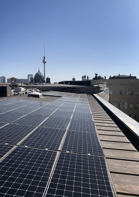 PV-Anlage auf dem ehemailgen Gouverneurshaus