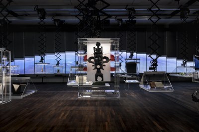 210314 hu labor 25 Blick in einen Ausstellungsraum im Humboldt Labor