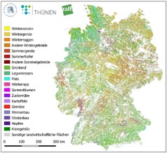 Karte Landwirtschaftliche Nutzung