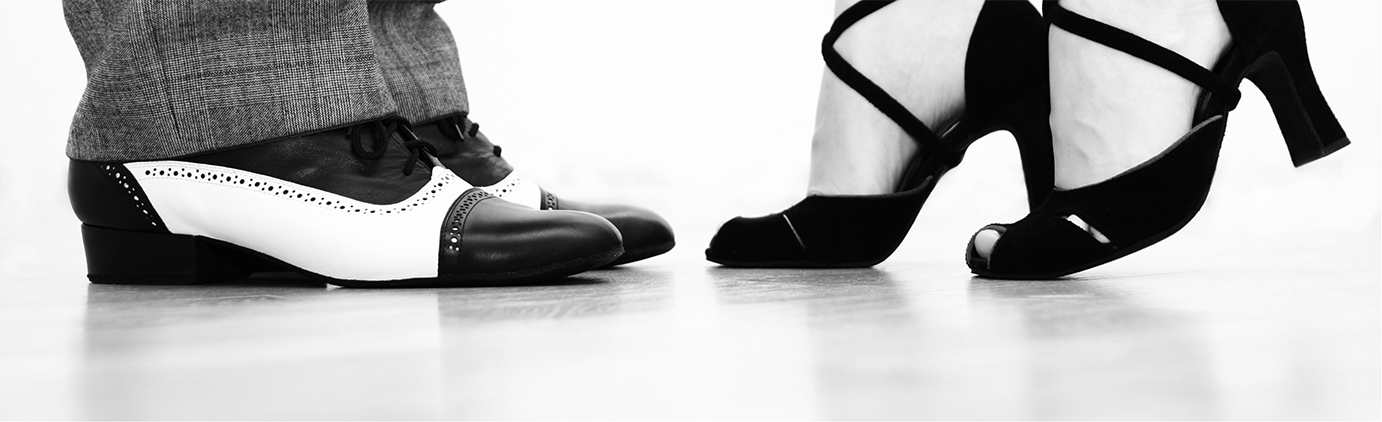 Tanzendes Paar Schuhe