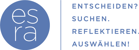 Esra Logo Slogan L blau