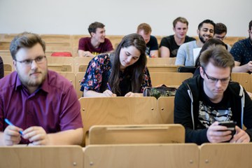 Studierende in einer Lehrveranstaltung an der Humboldt-Universität