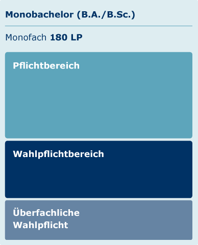 Zusammensetzung der Leistungspunkte beim Monobachelor