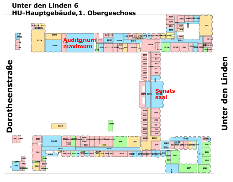 Auditorium maximum und Senatssaal