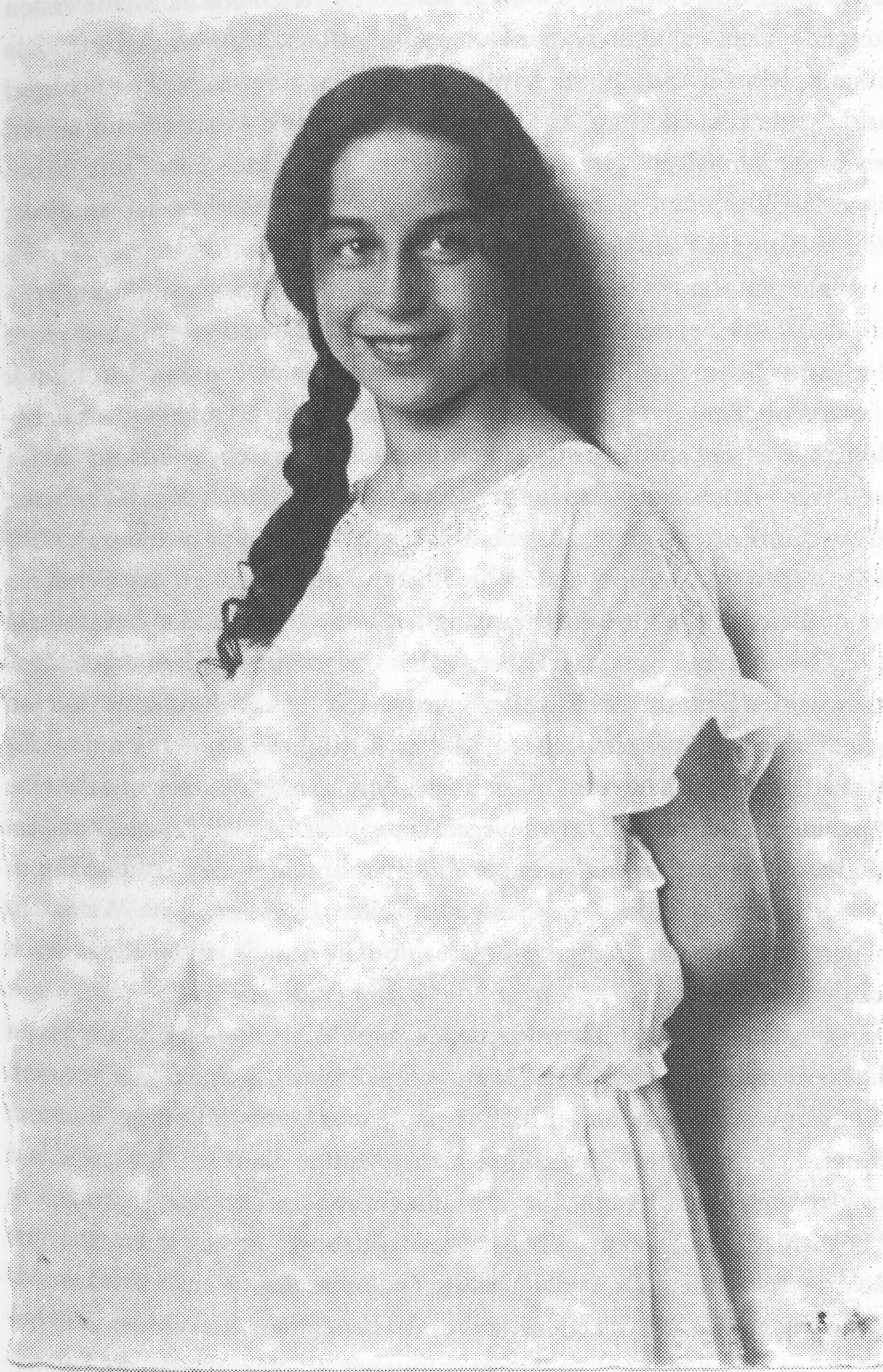 Anneliese Riess im Alter von 12 Jahren