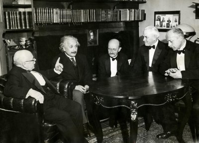 Max Planck, Albert Einstein, Max von Laue und Walther Nernst
