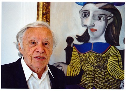 Heinz Berggruen vor Picassos Dora Maar
