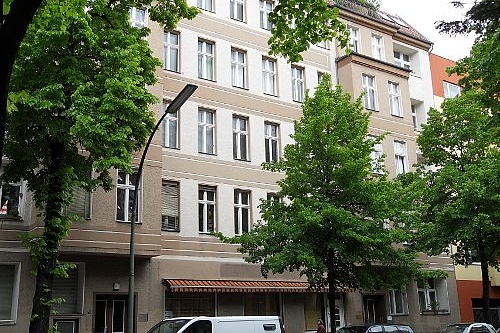 Geisbergstraße 11 heute, Adresse von Elise Unger im Mai 1939, Foto: Ewa Miśkiewicz. Wohnhaus von Elise Unger im Mai 1939 in der Geisbergstraße 11 in Berlin