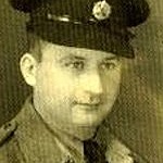 Ernst Rosenberg with military cap and uniform