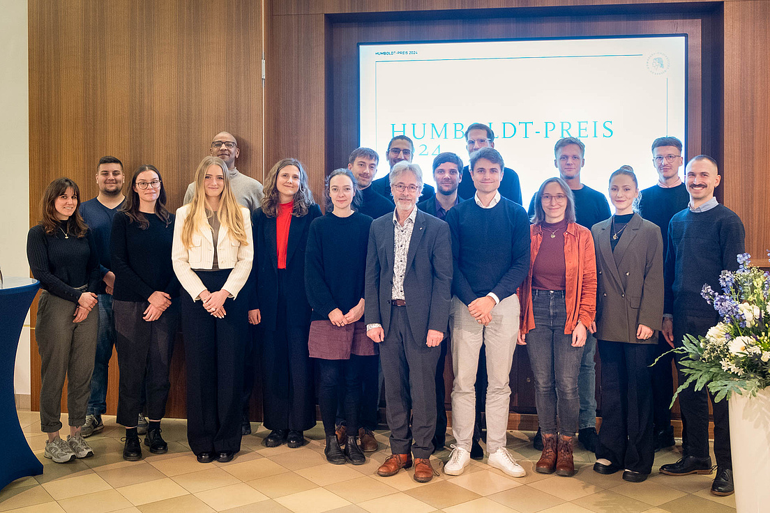 Gruppenbild aller Preisträger*innen des Humboldt-Preises 2024
