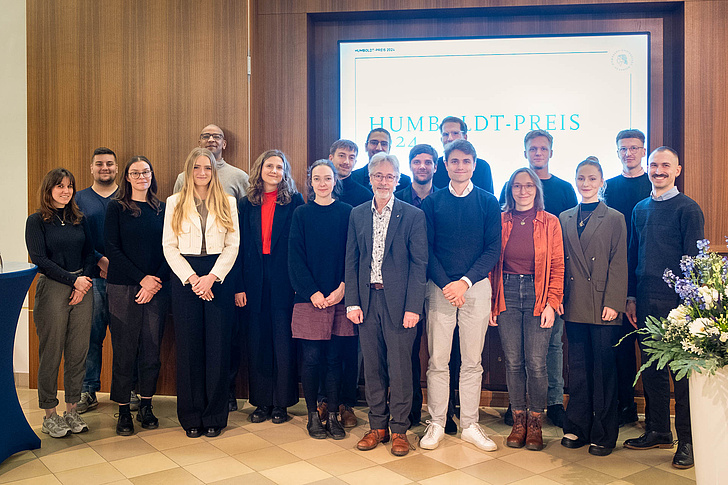 Gruppenbild aller Preisträger*innen des Humboldt-Preises 2024