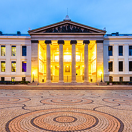 Facade of a neoclassical building
