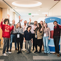 Teilnehmende einer früheren Ausgabe der Circle-U. Sandpits. 