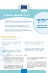 Erasmus Student Charta Erasmus Student Charta