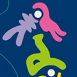 blue poster with ‘Know your rights’ written in white