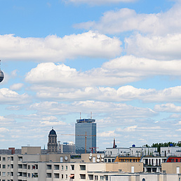 A view over the rooftops of Berlin